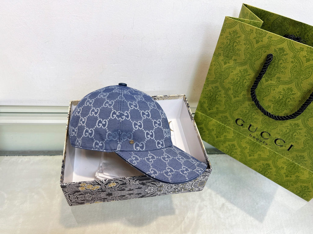 Gucci Baseball Cap - Pink / Blue